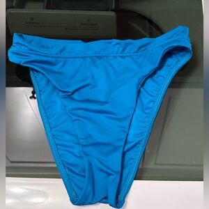 Victorias Secret teal blue brazilian high leg Bikini bottom